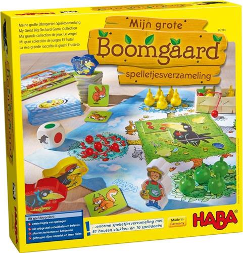 Haba Spelbox Mijn Grote Boomgaard- Spelletjesverzameling