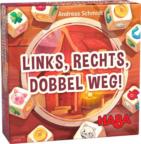 Haba - Haba Spel Links, Rechts, Dobbel Weg!