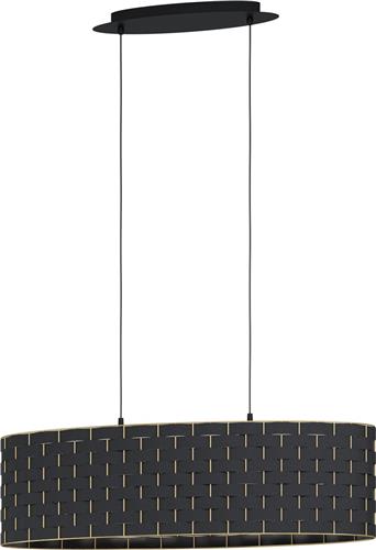 EGLO Marasales Hanglamp - E27 - 78 cm - Zwart/Koper