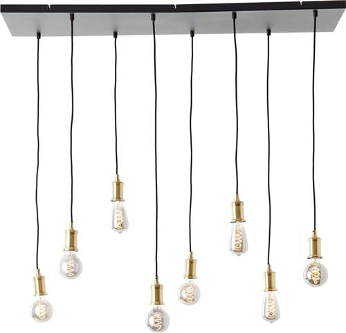 Brilliant Darcia - Hanglamp - E27 max 8x60W - Zwart