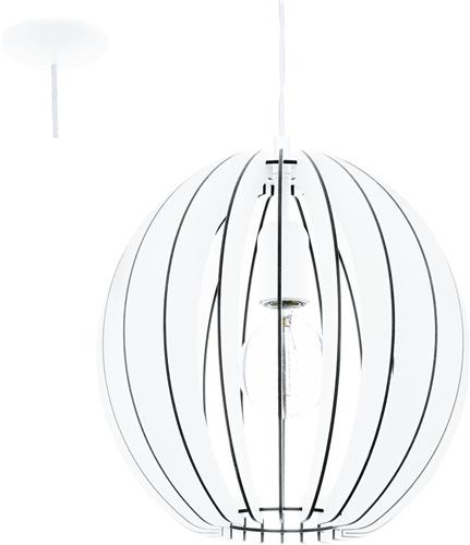 EGLO Cossano - Hanglamp - 1 Lichts - Ø300mm. - Wit