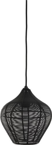 Light & Living Hanglamp Alvaro - 20cm - Mat Zwart