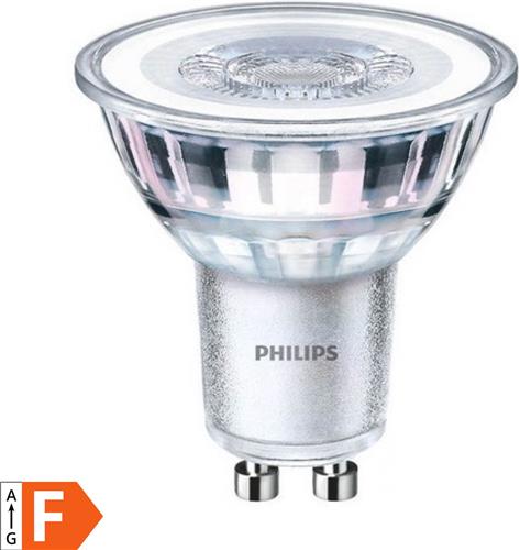 Philips CorePro LEDSpot GU10 3W 2700K 230lm 230V  Dimbaar  Warm Wit