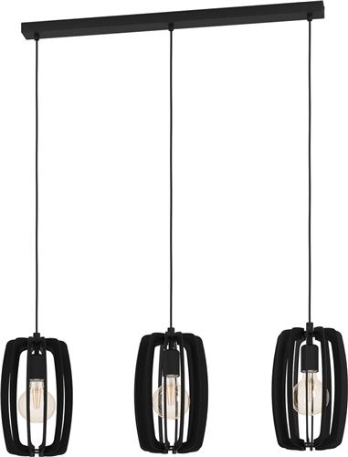 EGLO Bajazzara Hanglamp - E27 - 89 cm - Zwart