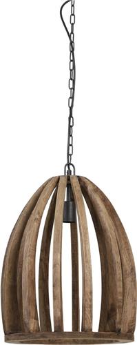 Light & Living Haranka Hanglamp - Bruin - Ø38x46 cm