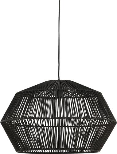 Light & Living Hanglamp Deya - Zwart - Ø49cm - Modern - Hanglampen Eetkamer, Slaapkamer, Woonkamer