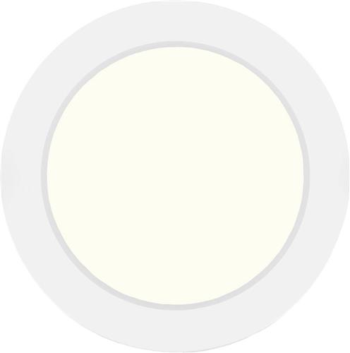 LED Downlight Pro - Aigi Trinko - Opbouw Rond 12W - Natuurlijk Wit 4000K - Mat Wit - Kunststof