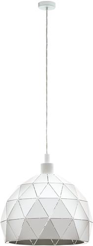 EGLO Roccaforte Hanglamp - E27 - Ø 30 cm - Wit