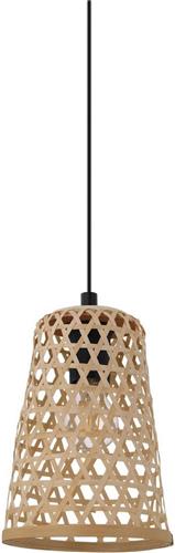 EGLO Claverdon Hanglamp - 1 lichts - Ø18 cm - E27 - Zwart