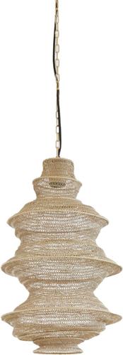 Light & Living Hanglamp Nakisha - Bruin - Ø31cm - Modern - Hanglampen Eetkamer, Slaapkamer, Woonkamer