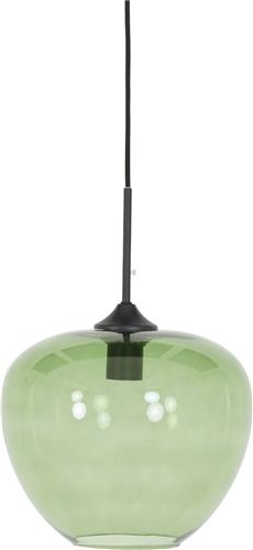 Light & Living Hanglamp Mayson - Glas Groen - Ø30cm - Modern - Hanglampen Eetkamer, Slaapkamer, Woonkamer