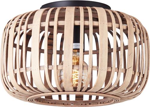 Brilliant Woodrow - Plafondlamp - E27 max 1x40W - Bruin/Hout