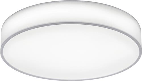 LED Plafondlamp - Plafondverlichting - Trion Lanago - 42W - Aanpasbare Kleur - Afstandsbediening - Dimbaar - Rond - Mat Wit - Textiel