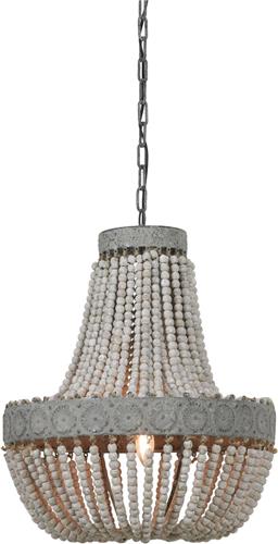 Light & Living Luna Hanglamp - Oud Wit - Ø51x63cm