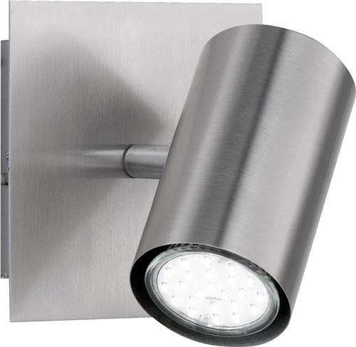 LED Wandspot - Trion Mary - GU10 Fitting - Vierkant - Mat Nikkel - Aluminium