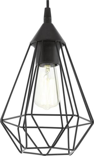 EGLO Tarbes Hanglamp - E27 - Ø 17,5 cm - Zwart