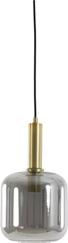 Light & Living Hanglamp Lekar - Ø16cm - Antiek Brons/Smoke