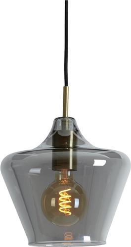 Light & Living Hanglamp Solly - Brons - Ø22cm - Luxe - Hanglampen Eetkamer, Slaapkamer, Woonkamer