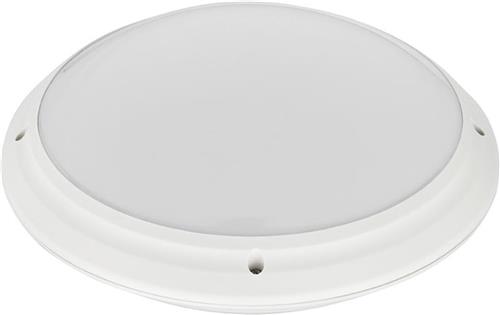 LED Plafondlamp - Badkamerlamp - Aquin - Waterdicht IP65 - E27 Fitting - Opbouw - Rond - Wit