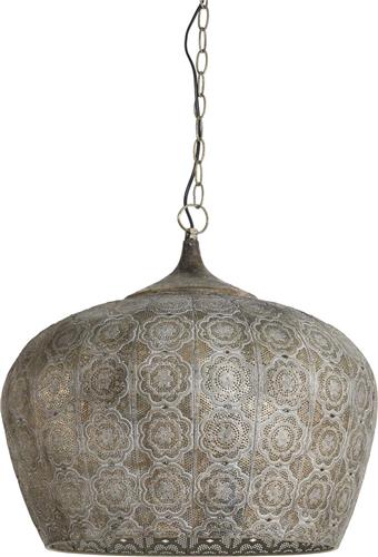 Light & Living Hanglamp Emine - Antiek Brons - Ø51,5cm - Oosters - Hanglampen Eetkamer, Slaapkamer, Woonkamer