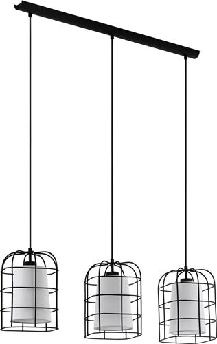 EGLO Bittams - Hanglamp - E27 - 89 cm - Zwart