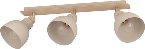 EGLO Arrecife Spot - E27 - 74,5 cm - Bruin/Beige - Staal