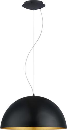 EGLO Gaetano 1 Hanglamp - E27 - Ø 53 cm - Zwart/Goud