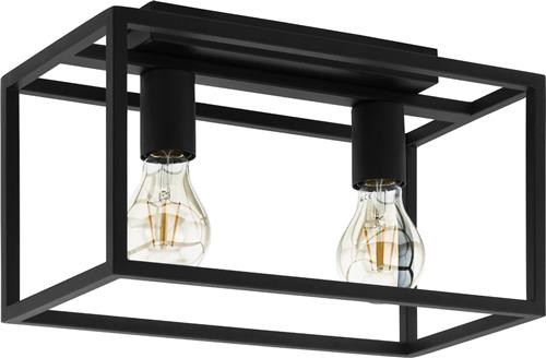 EGLO Eldrick Plafondlamp - E27 - 40 cm - Zwart