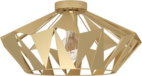 EGLO Carlton Plafondlamp - E27 - Ø 47 cm - Goud - Staal