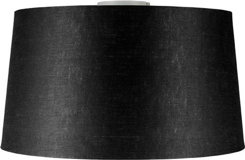 QAZQA Combi - Moderne Plafondlamp - 1 lichts - H 260 mm - Zwart - Woonkamer | Slaapkamer | Keuken