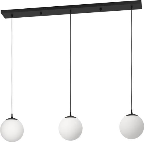 EGLO Rondo 3 Hanglamp - E27 - 121 cm - Zwart/Wit