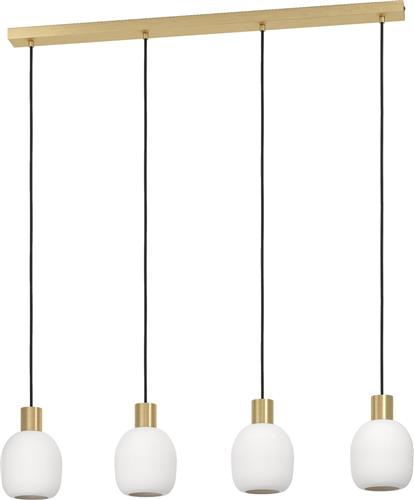 EGLO Manzanares Hanglamp - E27 - 97 cm - Wit/Goud