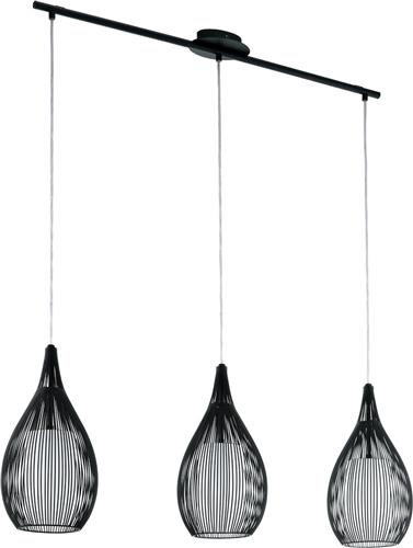 EGLO Razoni Hanglamp - E27 - 99 cm - Zwart/Wit