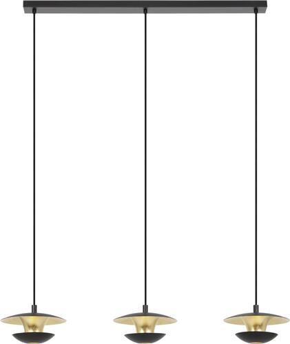 EGLO Nuvano Hanglamp - GU10 - 98,5 cm - Zwart/Goud