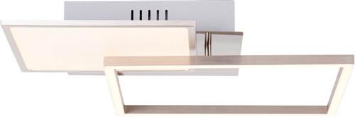 Plafondlamp Zelia 2-vaks 41cm RVS - G99378/68