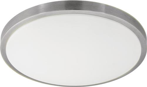 EGLO Competa 1 - Wand/Plafondlamp - 1 Lichts - Ø 430mm. - Wit, Nikkel-Mat