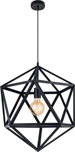 EGLO Embleton Hanglamp - E27 - Ø 46 cm - Staal - Zwart