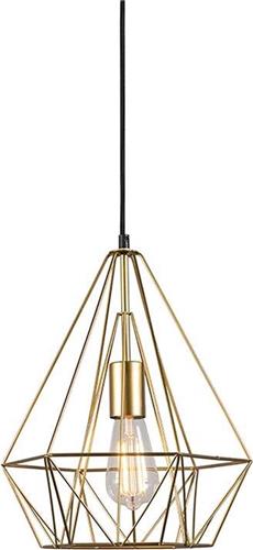 QAZQA carcass - Moderne Hanglamp - 1 lichts - Ø 270 mm - Goud/messing - Woonkamer | Slaapkamer | Keuken