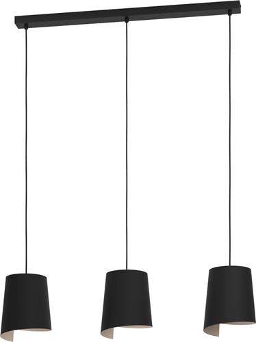 EGLO Bolivia Hanglamp - E27 - 88 cm - Zwart