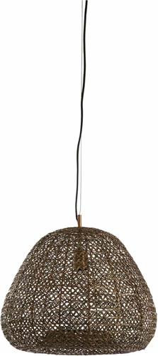 Light & Living Hanglamp Finou - Antiek Brons - Ø42cm - Modern - Hanglampen Eetkamer, Slaapkamer, Woonkamer