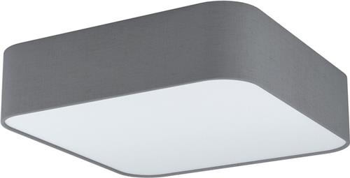 EGLO Pasteri Square Plafondlamp - E27 - 57,5 cm - Grijs