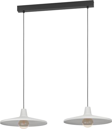 EGLO Miniere Hanglamp - E27 - 99,5 cm - Grijs/Zwart