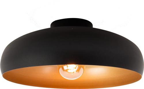 EGLO Mogano Plafondlamp - E27 - Ø 40 cm - Zwart/Koper