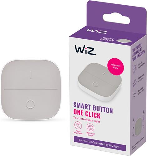 WiZ Portable Button - Bedien je Slimme Verlichting Eenvoudig Zonder App - Werkt op Batterijen