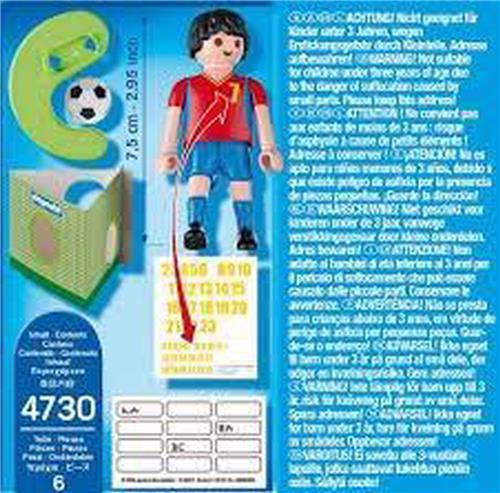 PLAYMOBIL Voetbalspeler Spanje - 4730