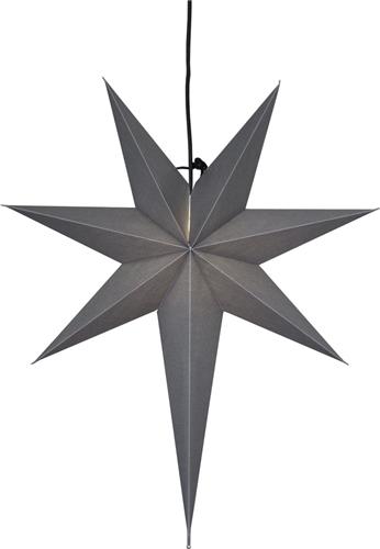 Star Trading "Ozen" - hangende kerstster - zwart - papier - B 55 cm - H 65 cm