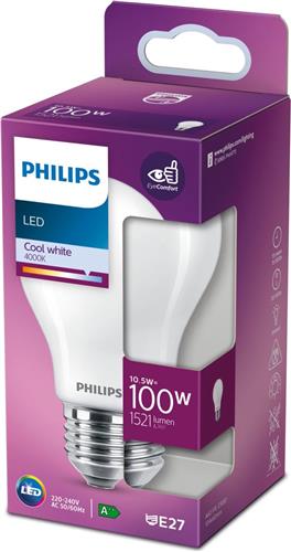 Philips LED Lamp Mat - 100 W - E27 - koelwit licht