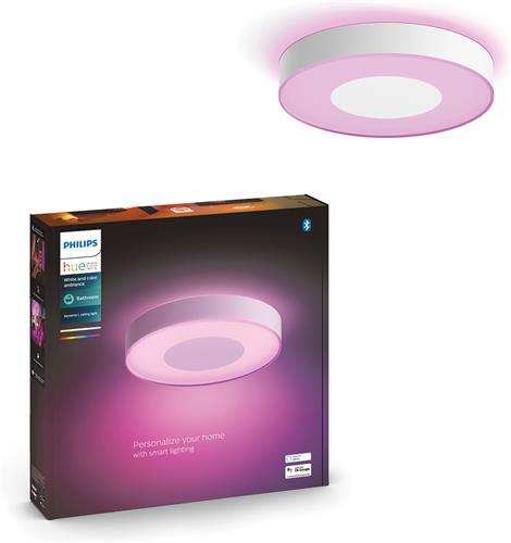 Philips Hue Xamento badkamerplafondlamp - wit en gekleurd licht - wit - 42cm