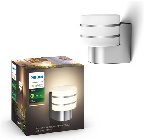 Philips Hue Tuar muurlamp - warmwit licht - aluminium