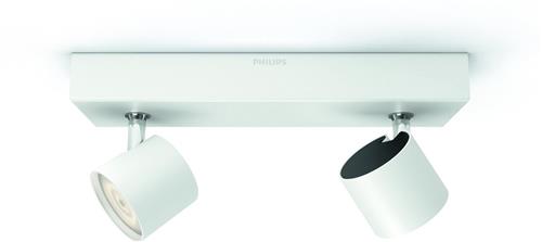 Philips Star opbouwspot - 2-lichts  - wit